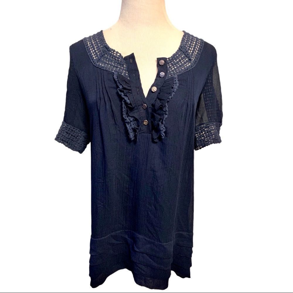 C. Luce Navy Mini Dress Sz M